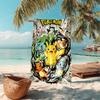 Pokémon beach towel Outdoor camping Beach towel for vacation swim Outdoor pool Absorbent bath towel