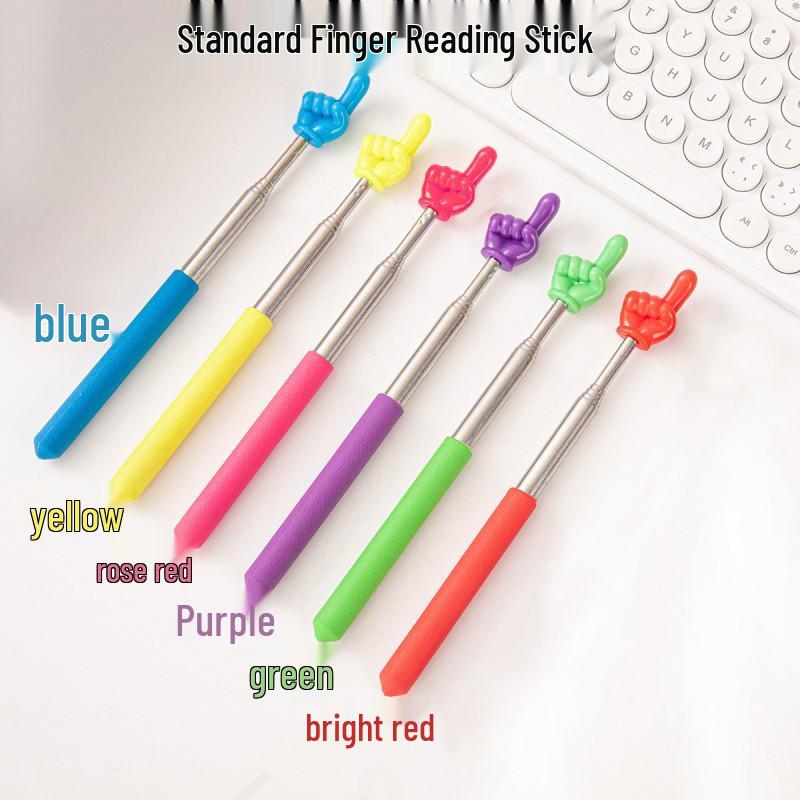 Retractable Foam Hand Gesture Pointer for Rock Paper Scissors Teaching