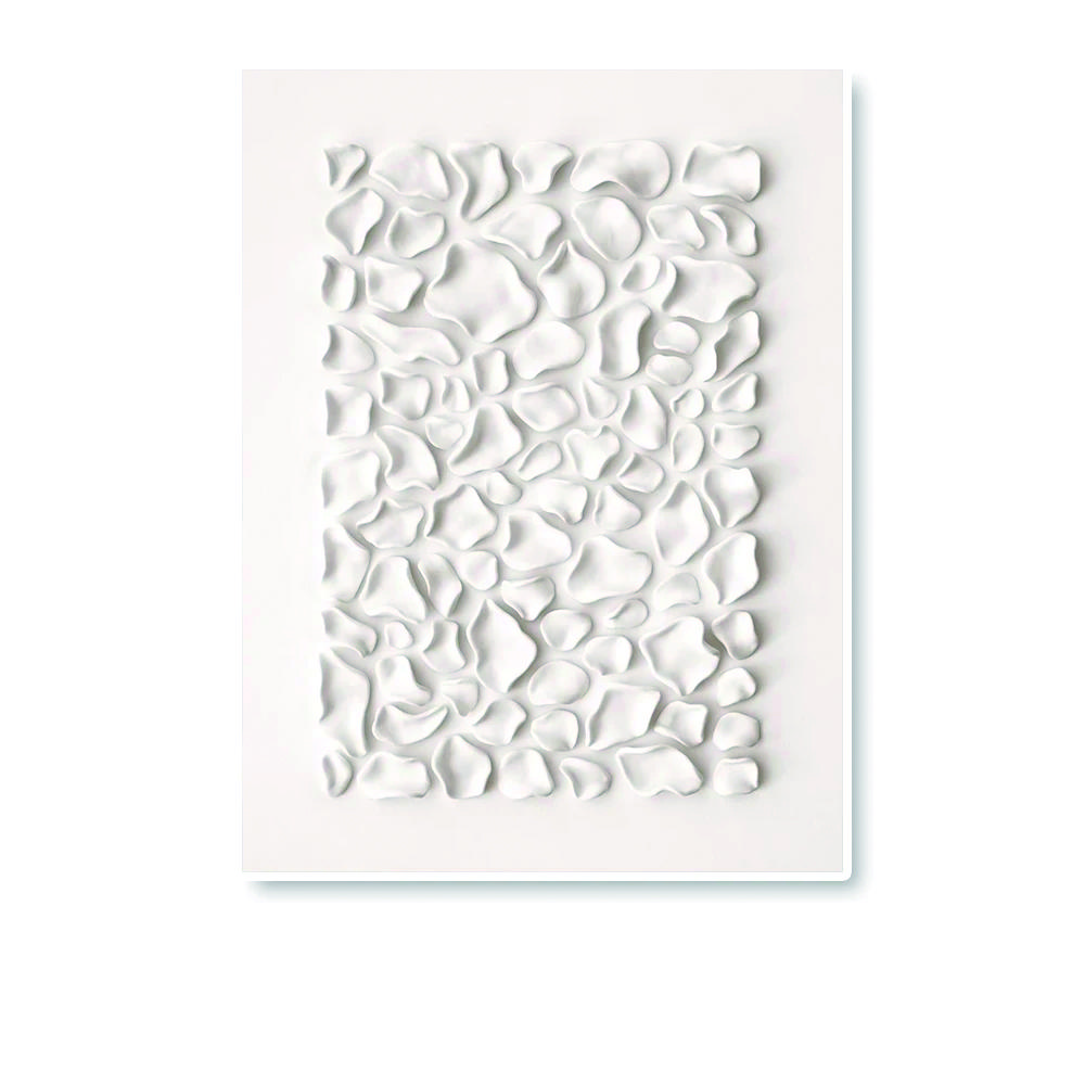 Modern 2D Flat Shapes Texture Prints Posters,  Wabi-sabi Style White Geometry Canvas Painting Wall Arts Wall Decor Unframe