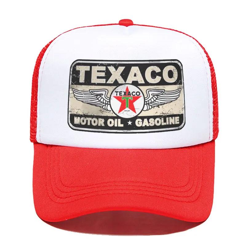 Cappello Trucker Vintage Texaco Punk Unisex Regolabile per Adulti Cappellino da Baseball per Uomo Donna Estate Hip Hop Snapback
