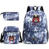 Three-piece Backpack Versatile High School Travel Bag