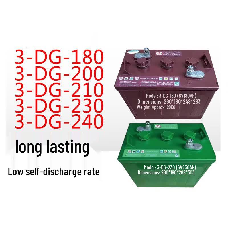 TORCH 6V 210AH Flooded Lead-Acid Battery for Patrol/Sightseeing Vehicles