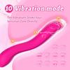 Ylove Women's Powerful G-Point Vibrator Dildo Liquid Silicone Handheld Vagina Stimulator Sex Toy for Woman