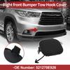 UXCELL Right Front Car Tow Hook Cover Cap for Toyota Highlander No.521270E926 Black 1Pc