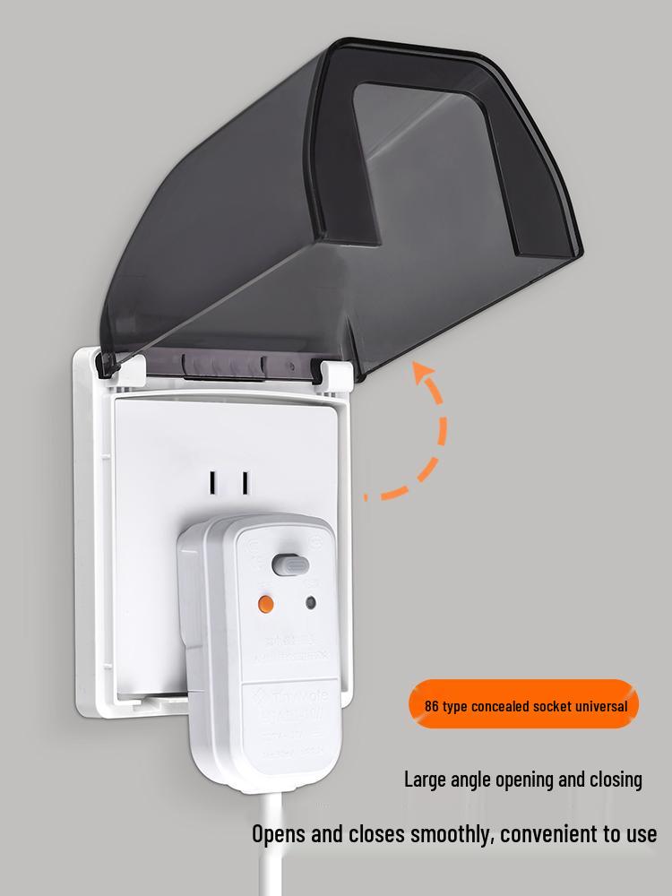 Outdoor Recessed Weatherproof Socket Cover with Screw Installation