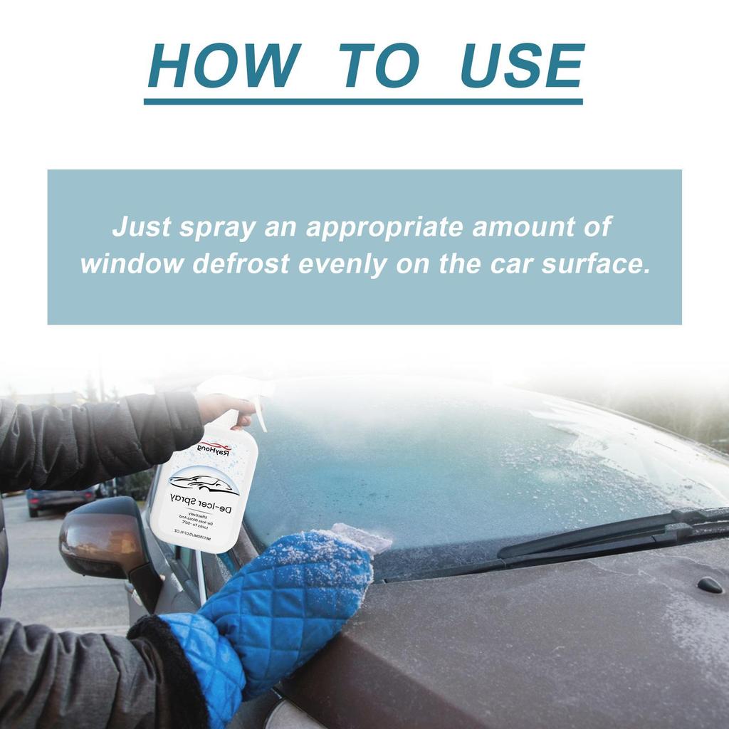 150ml Windshield Defroster Car Windshield Cleaning & Maintenance Anti-icing Multi-Purpose Snow & Ice Remover