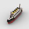 134 PEÇAS MOC Modelo RMS Titanic Blocos de Construção Navio 3D Barco Tijolos Jack Rose História de Amor Meu Coração Continuará Presente de Dia dos Namorados