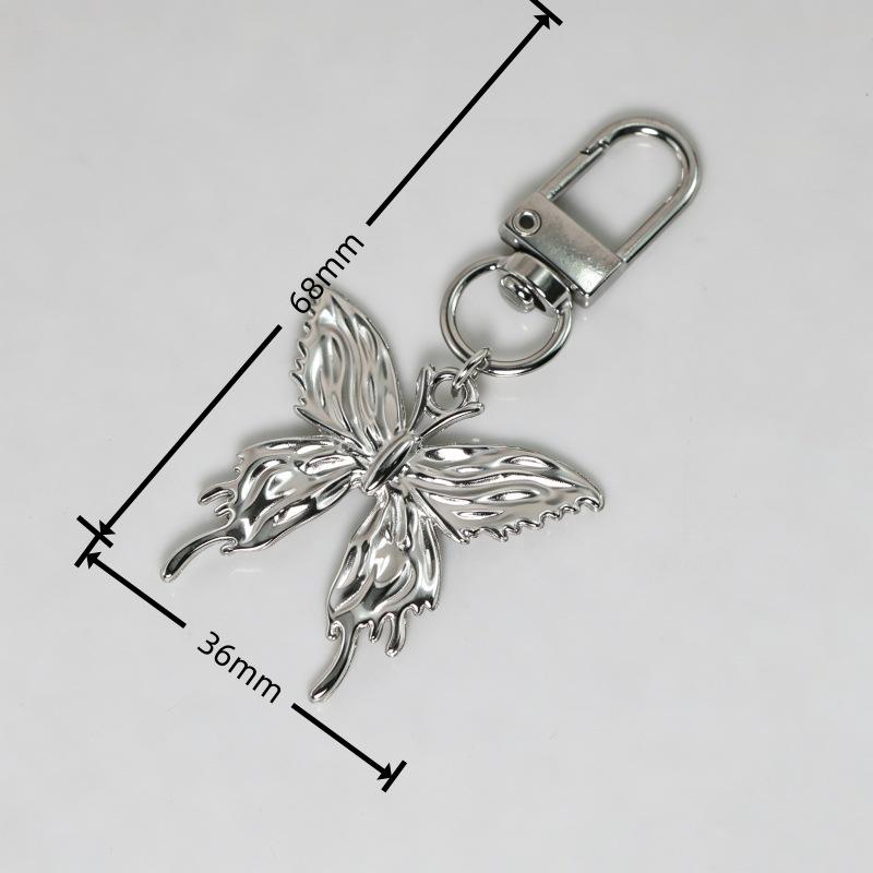 Butterfly Zinc Alloy Keychain & Backpack Charm