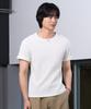 HYOJI 26 Ss Semi-Crop Waffle Round Short Sleeve T-Shirt (3 Colors)