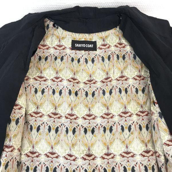 Made in Japan SANYO COAT by SANYO SHOKAI Spring Coat with Liner Women’s L Black(USED)