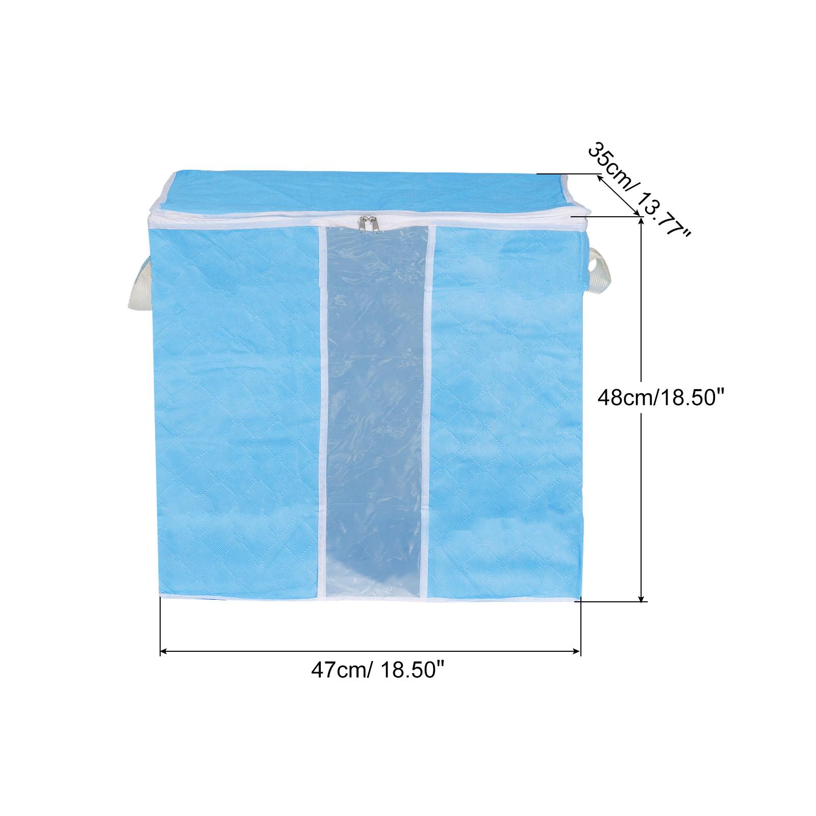 

Uxcell 2-6pcs Clothes Storage Bag Clothes Storage Bins Foldable Closet Organizers Storage Containers with Reinforced Handles