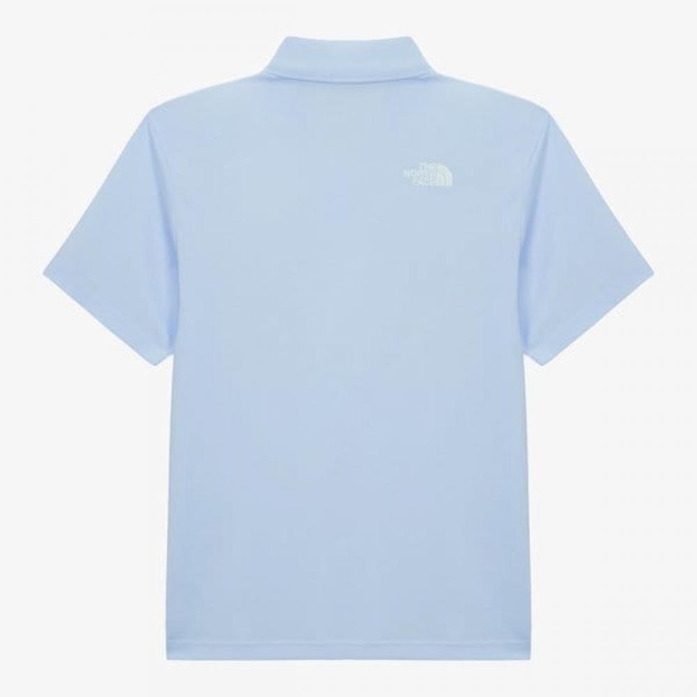 The North Face Men S Coolmax Prime Short Sleeve Polo Baby Blue nt7pS03d