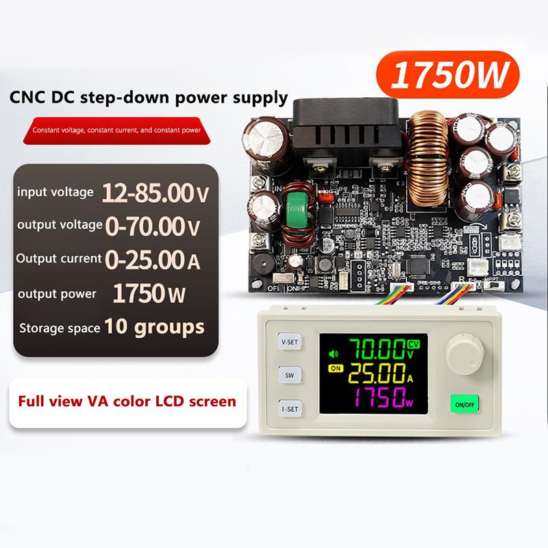 Xy7025 70V/25A/1750W CNC Stabilisiertes Spannungs-Netzteil-Wandler CC CV Konstante Spannung Konstanten Strom Abwärtswandler Modul