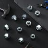 DEVCOVE 24 Pack 1/2-20" Trailer Lug Nuts, Boat Trailer Tires, RV Truck Tire Bolts, Golf Cart 1/2" Wheel Lug Studs