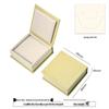 Flip-Top Jewelry Storage Box for Bracelets and Rings
