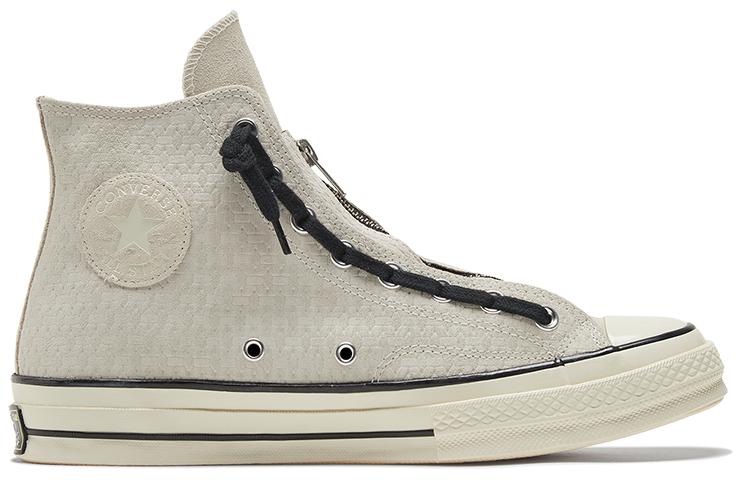 Chuck 70 Converse Zip High 'Egret Black' 169439C