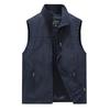 Men's Outdoor Waistcoat Casual Spring and Autumn Thin Autumn Solid Color Workwear Sleeveless Jacket