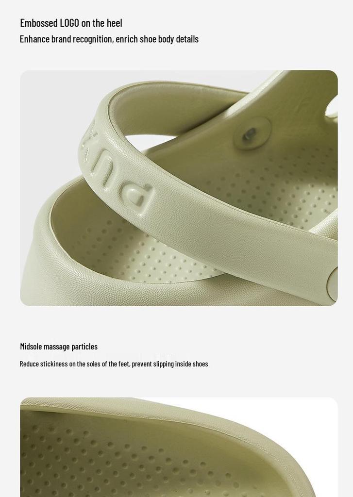 Puxi Feiyun Women's Summer Breathable Non-slip Couple Fashion Beach Slippers