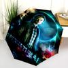 Supernatural Forces Unleashed Folding Umbrella Umbrella Suitable for All Seasons Light Outdoor Three Folds