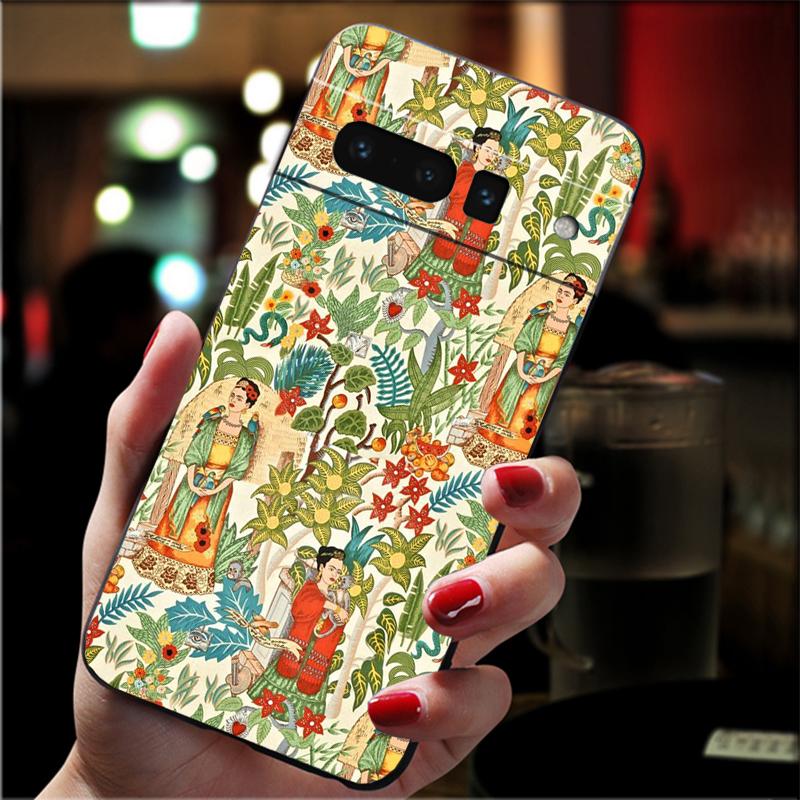 Phone Case For Google Pixel 10 Pro 9 Pro XL 9A 8 7 6 Pro Pixel 8A 7A 6A Pixel 8 7 6 5 Frida-Kahlo