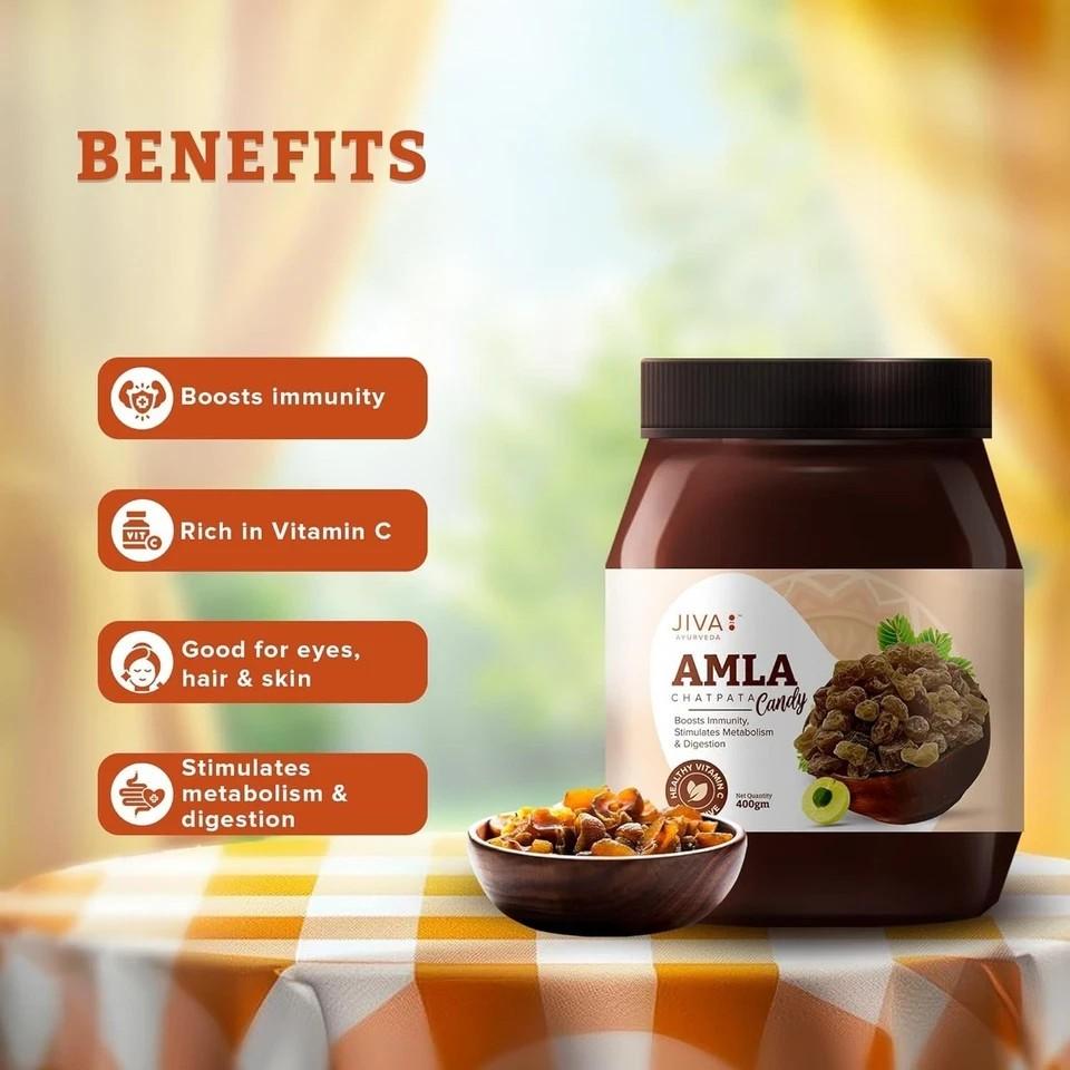 Amla (gooseberry) Candy| Rich In Vitamin C, Boost Immunity Digestion (pack of 3)