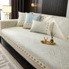 Sofa Cushion Summer Ice Silk Simple Modern Summer Mat Cushion Non-Slip Four Seasons Universal Sofa Cover Cover Solid Color Cool Pad