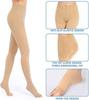 1 Pair Wukang Medical Compression Pantyhose 20-32mmHg Beige XXL Size Nylon Compression Stockings