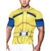 Tricou de vară pentru bărbați cu gât rotund și imprimeu 3D