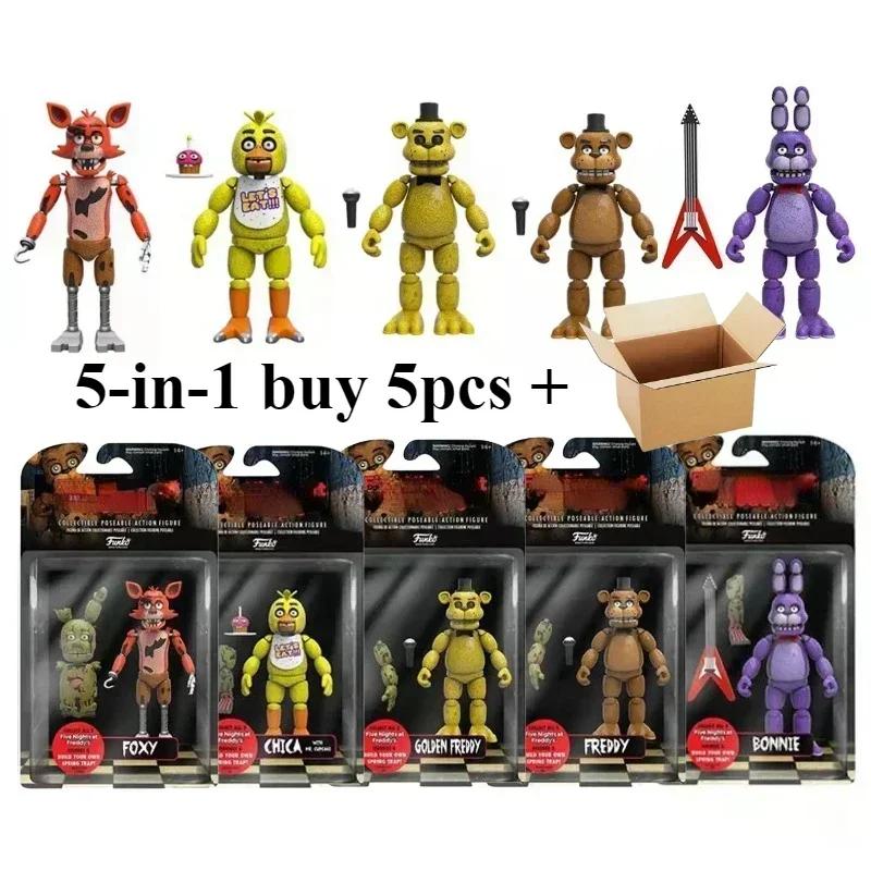 NEW FNAFs bear's midnight harem five nights joint movable detachable game peripheral hand office boy Freddy's