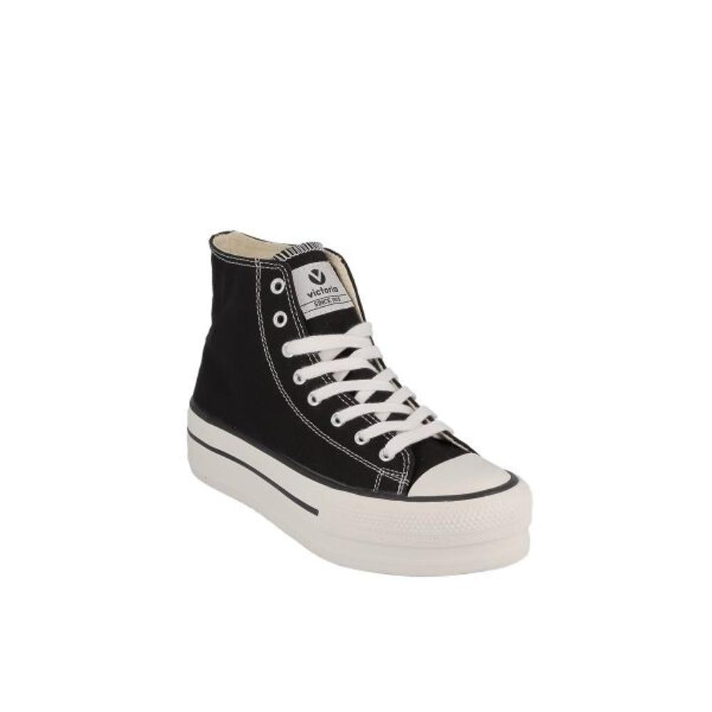 Victoria Haute Semelle Plateforme sneakers Black