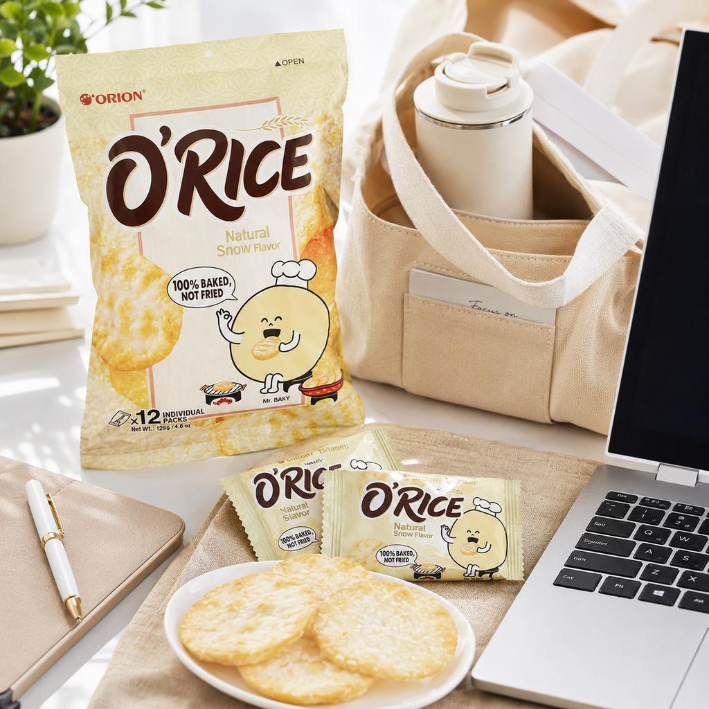 Orion Original‑Flavored Rice Cakes 129.6g Original‑flavor Crispy Rice Snacks