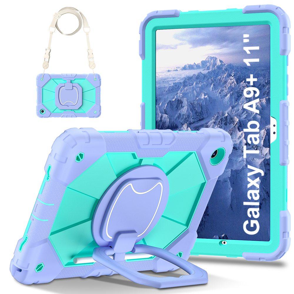 Für Samsung Tab A9+ 5G 11 Zoll SM-X210 X215 X216B X218U Hülle Kinder Tablet Cover für Samsung A11+ (5G) 11' SM-X230 SM-X236B+ Riemen
