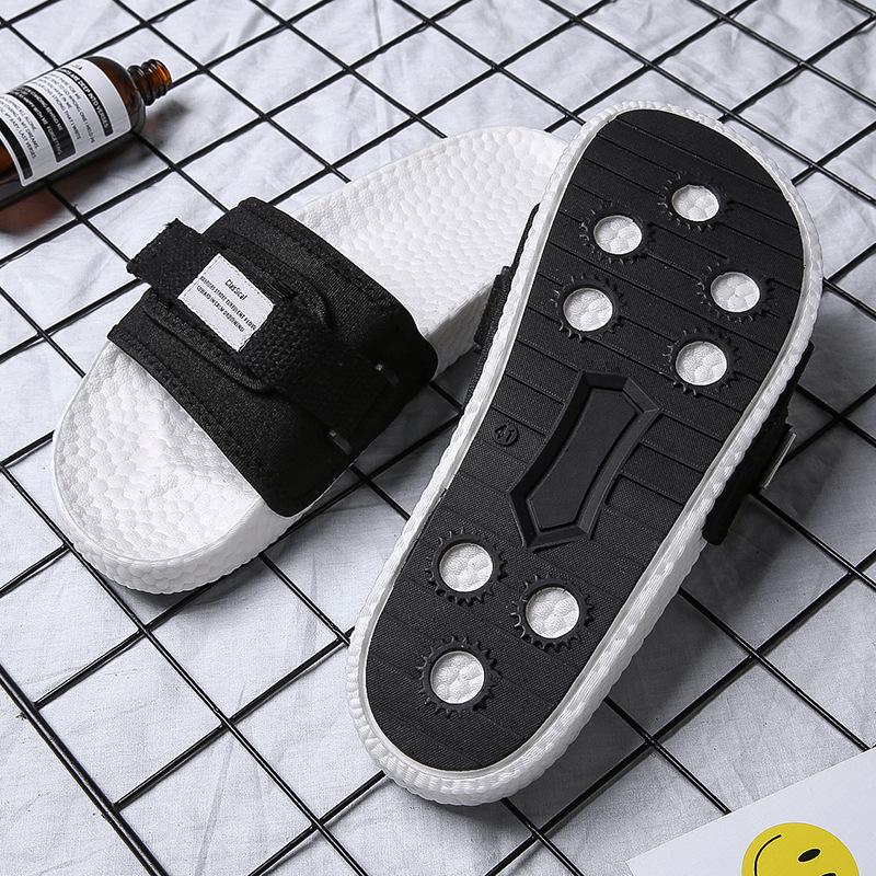 Popcorn Slippers, Men's Summer Outdoor Trendy Fashion, Men's Sandals, Velcro, EVA Soft Sole, Straight Drag