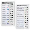 Memo Holiday Task Checklist Daily Planner Schedule Self-discipline Punch Card Planning Board