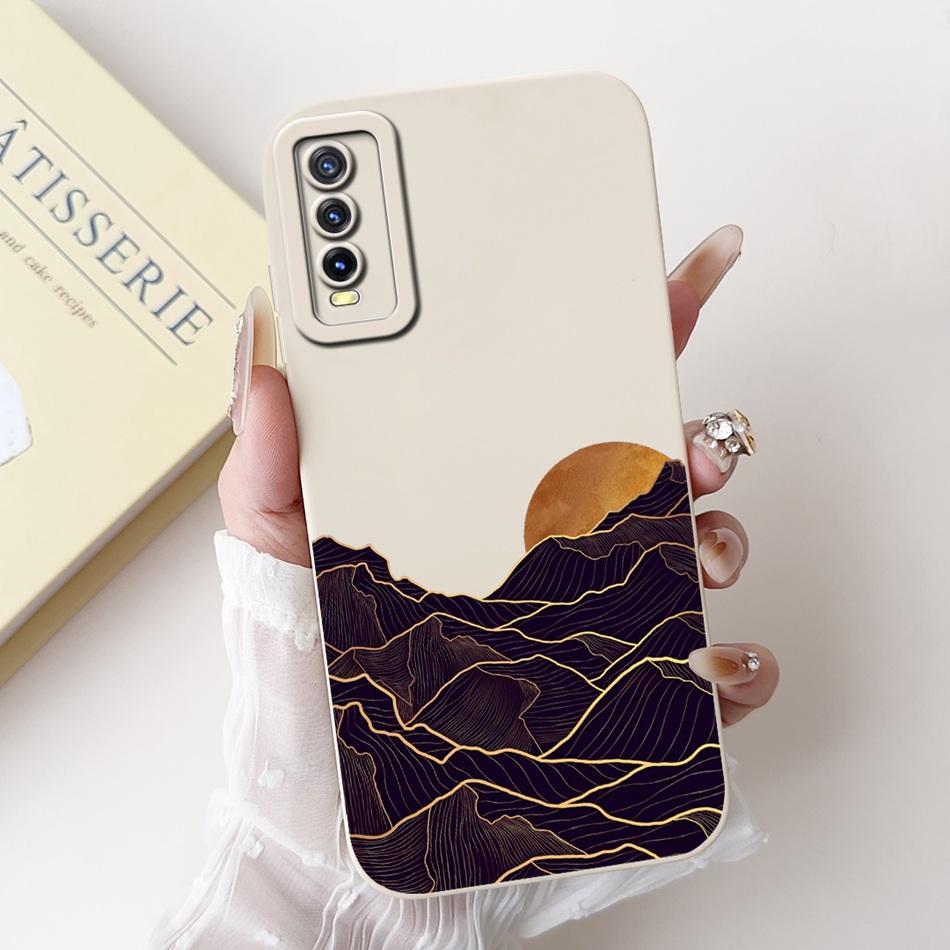 For Vivo Y11S Y12S Y20 2021 Case Vivo Y20a Y20g Y20i Y20S Y20t Elegant Printing Camera Protective Soft Silicone Phone Cases