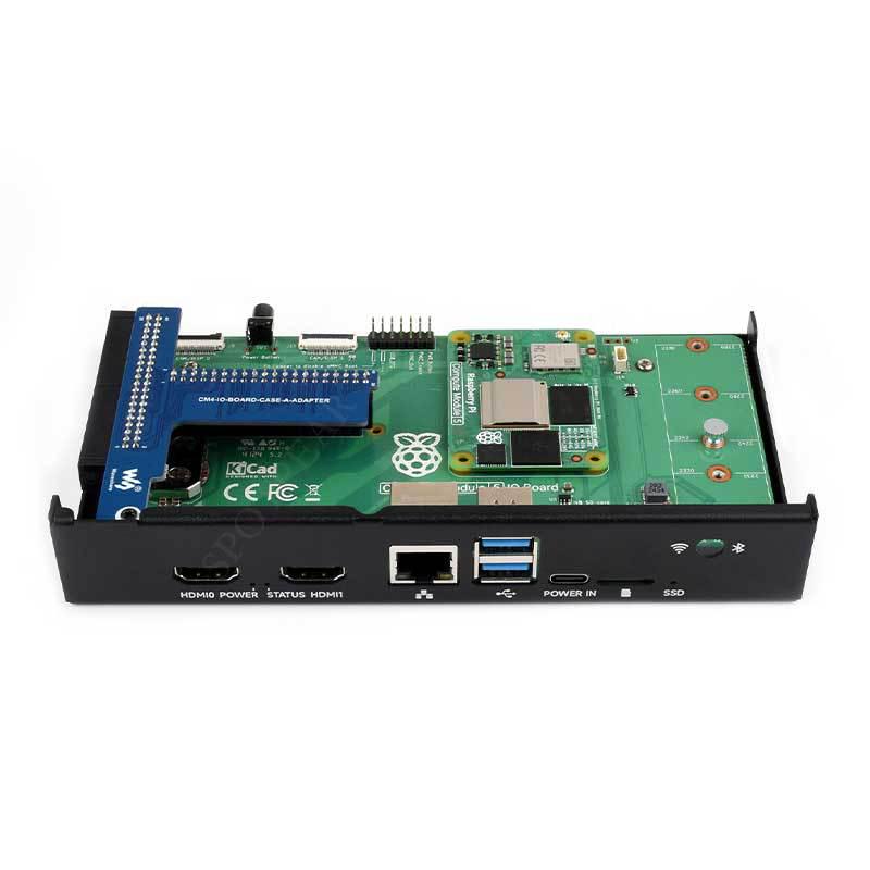 Raspberry Pi CM5 IO Expansion Board Case with Fan for Compute Module 5