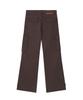 Saendeulig Wide Bootcut Cotton Pants_Brown