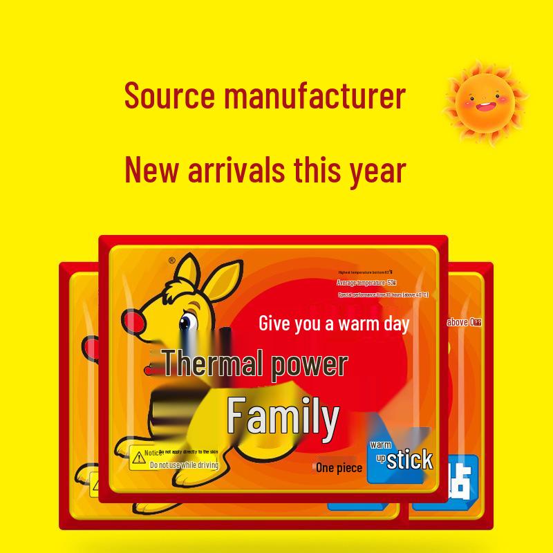 Kangaroo Selbsterwärmendes Wärmepflaster für Füße, Körper und Bauch - Lang anhaltender Kälteschutz