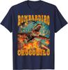 Bombardino Crocodilo Meme T-Shirt Men Women Short Sleeve Cotton Tees Funny Graphic T-shirt Y2k Outfit Summer Tops Men's Clothing