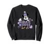 Disney Minnie Mouse Classic Look Floral Spring Flower Field Sweatshirt