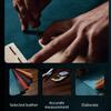 For Samsung Galaxy A25 5G (Global) (161.0x76.5x8.3mm) Case Drop-proof PC Shell+Leather Stand Phone Cover