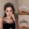 Noble Exquisite Bride Crown: High-End Bridal Headdress for Events and Parties