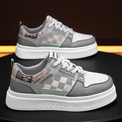Heren Trend Board Schoenen Vier Kunnen Gedragen Worden Ademend Casual Mode Comfortabel Dagelijks Kleurafstemming Platform Herenschoenen