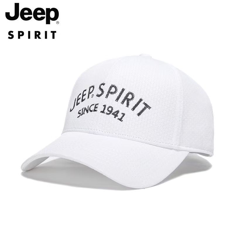 Rvxb6 JEEP SPIRIT Men's Spring and Summer Outdoor Sports Sun Cap, Fashionable, Versatile and Breathable Baseball Cap