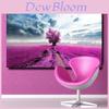Modern Minimalist Crystal Porcelain Wall Art With Diamond Accents For Living Room Decor