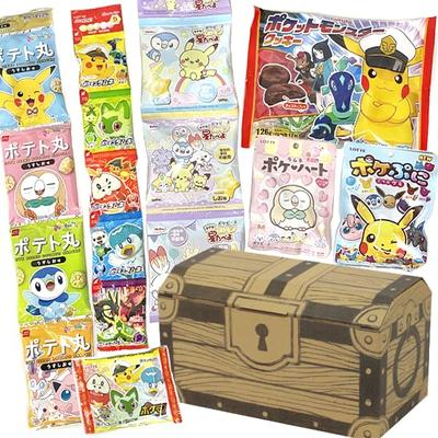 Box Pokémon Sortiment sladkostí Školní sklad sladkostí (Sada pokladů) (Pikachu, Pokémon, Valentýn, Promoce, Vstup, Narozeniny, Večírek,