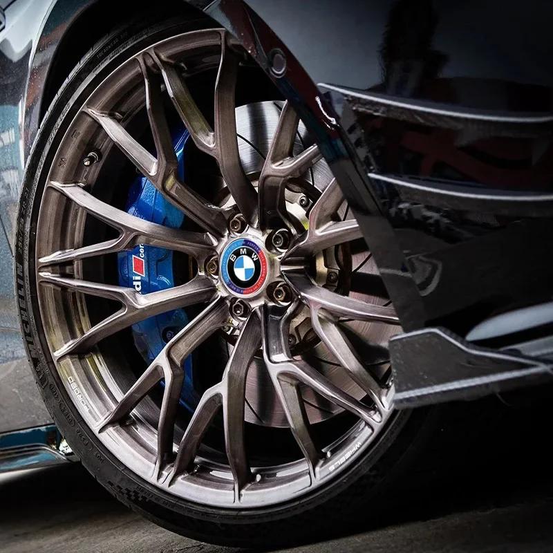 1/4pcs Lot 56mm Wheel Hub Cap Emblem Sticker Car Decoration For BMW Performance F25 F26 F15 F16 E90 E91 E92 E60 E84 G22 X3 X5 X6