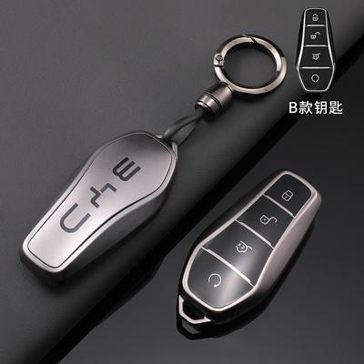 Silver Tpu Car Flip Remote Key Case Cover Holder Shell Fob For Byd Song Plus Atto 3 Han Ev Tang Dm Qin Seal Dolphin Accessories