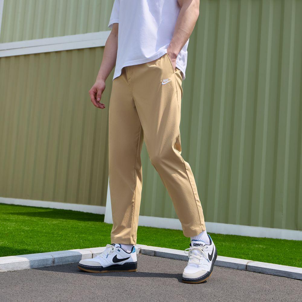 Nike Club Casual Pants Men s Parachute Beige White S