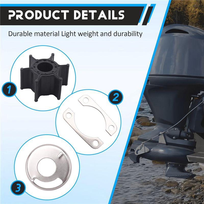 Y90A-Boat Motor 682-W0078-00 682-W0078-01 682-W0078-A1 18-3148 Water Pump Repair Kit With Housing For 9.9HP 15HP